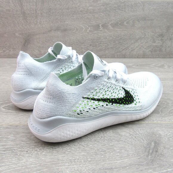 Nike Free RN Flyknit 2018 Womens Size 7.5 Running Shoes White NEW - Picture 8 of 14